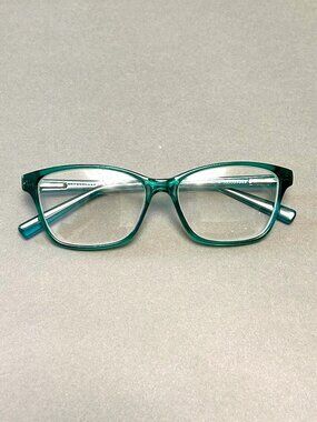 Enhance Azure Rectangular Glasses